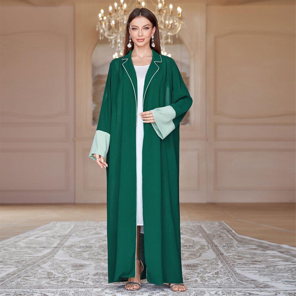 HASASERIES HS1037 Ensemble 2 pièces Cardigan avec Hijab