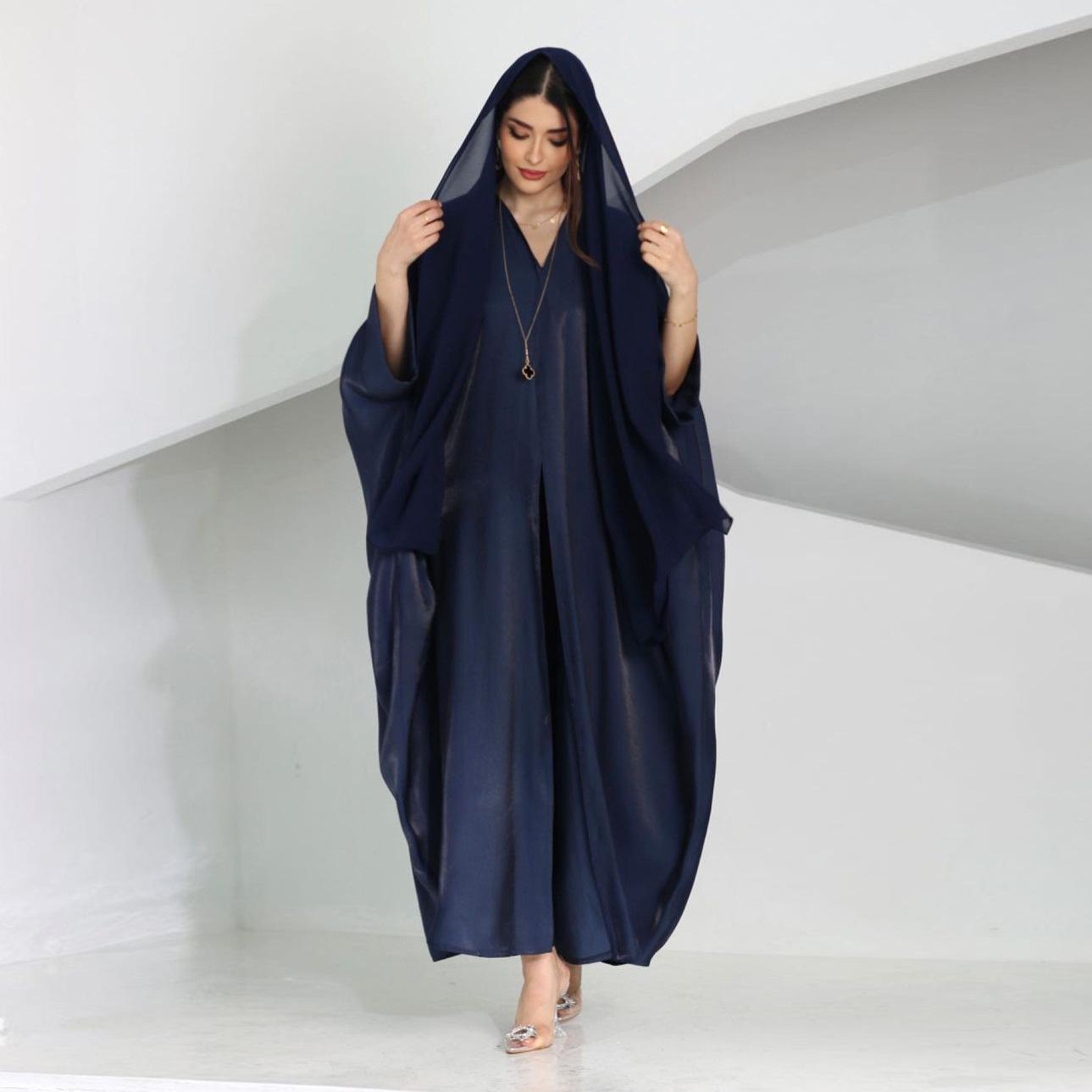 HASASERIES HS0725 Bat-sleeved Robe Women's Abaya