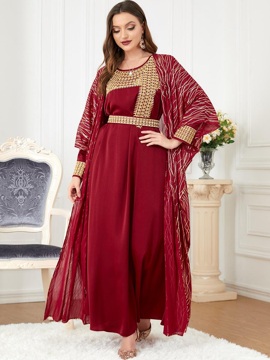 HASASERIES HS1059 2pcs Inner Dress with Cardigan