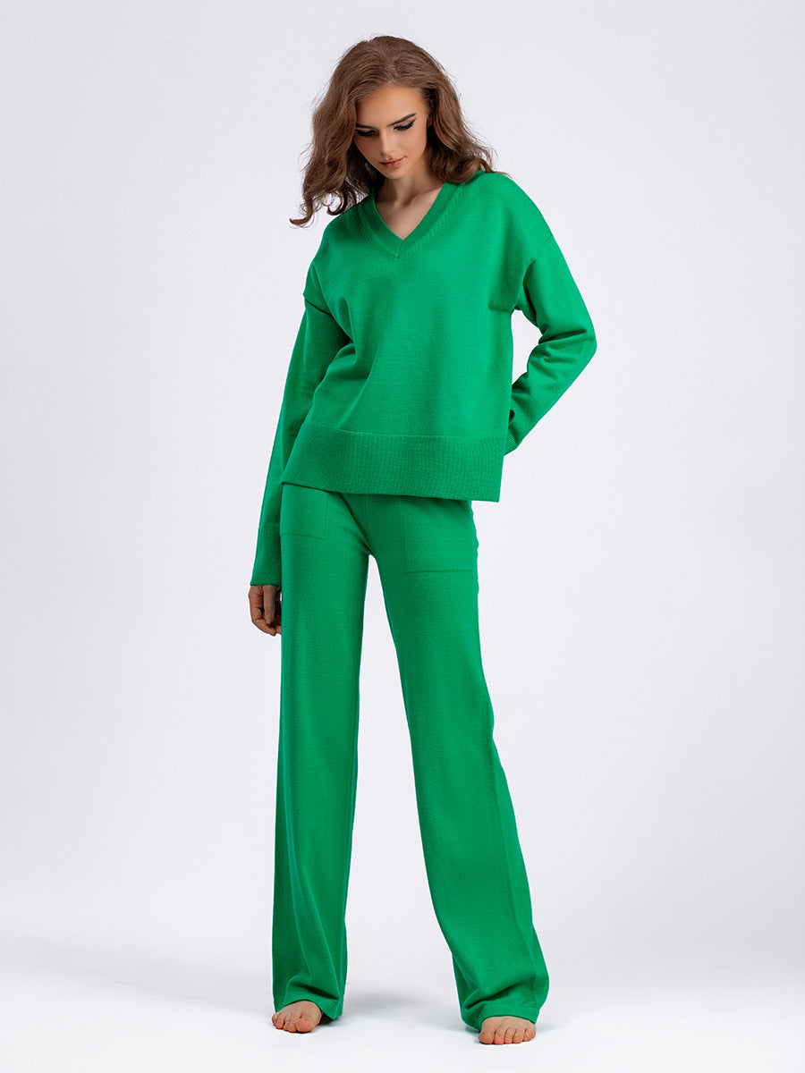 HS0497 autumn and winter Fashion suit women's 2 PCS SET loose-fitting