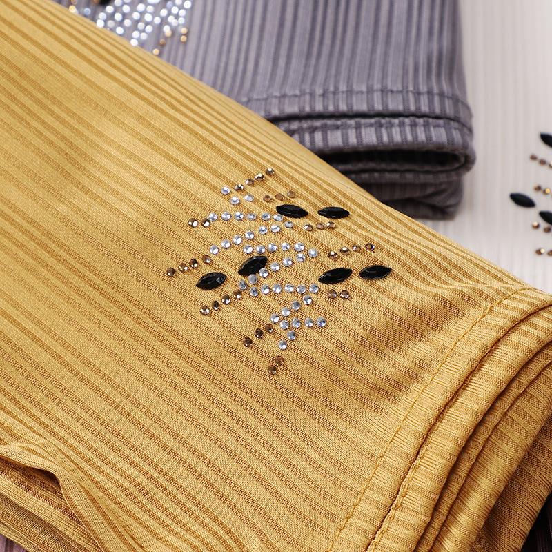 HASASERIES HS1133 Nouveau foulard rayé pour perçage à chaud