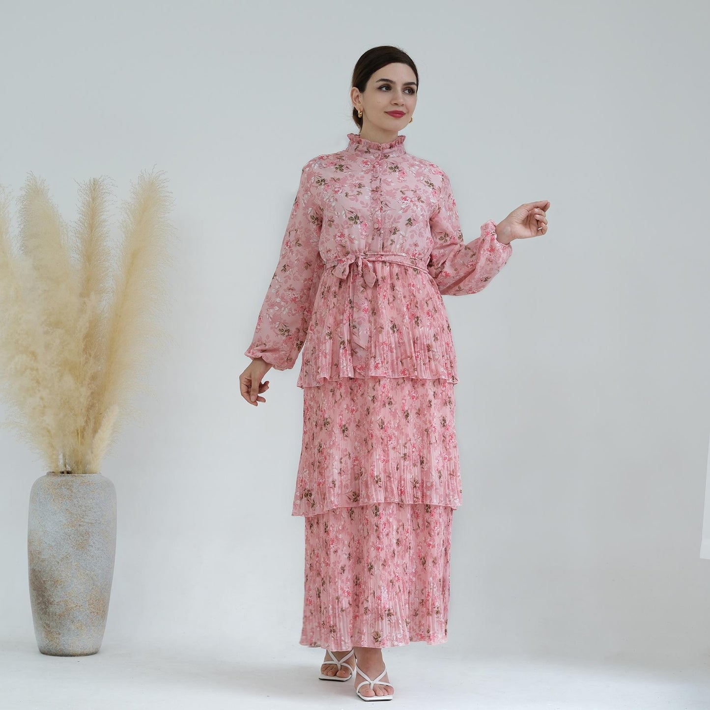Robe imprimée Pure Beauty HS1007 de HASASERIES