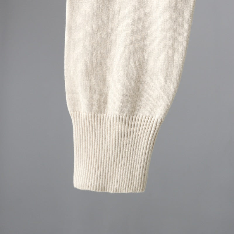 HS0476 autum and winter knitted 2 PCS SET V-neck with pockets