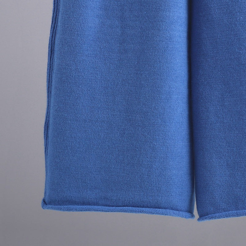 HS0474 autumn and wither knitted 2 PCS SET Mid neck sweater