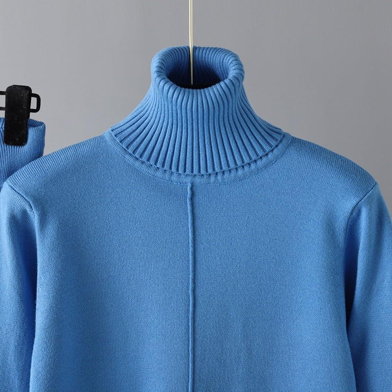 HS0475 Knitted 2 PCS SET warm fabric lapel sweater