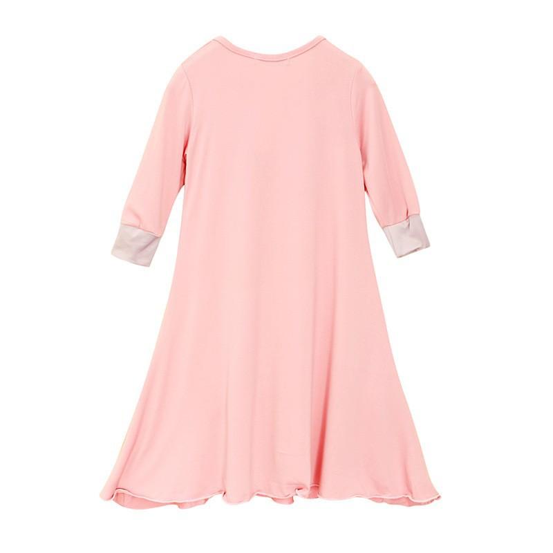 HASASERIES HS1203 Ensemble 2 pièces, Abaya pour enfant avec une couche de Khimar.