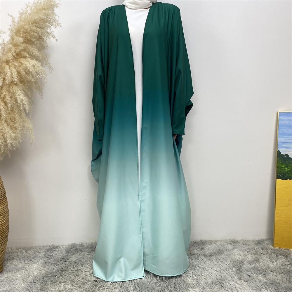 HASASERIES HS0928 Loose Gradient Cardigan Abaya