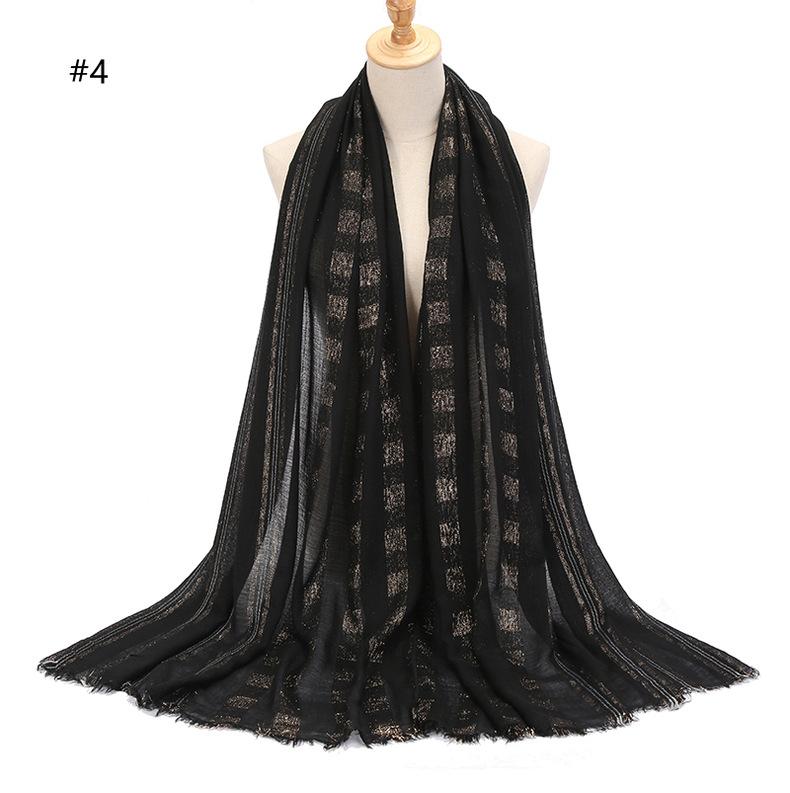 HASASERIES HS1142 Soft Solid Color Ladies Headscarf