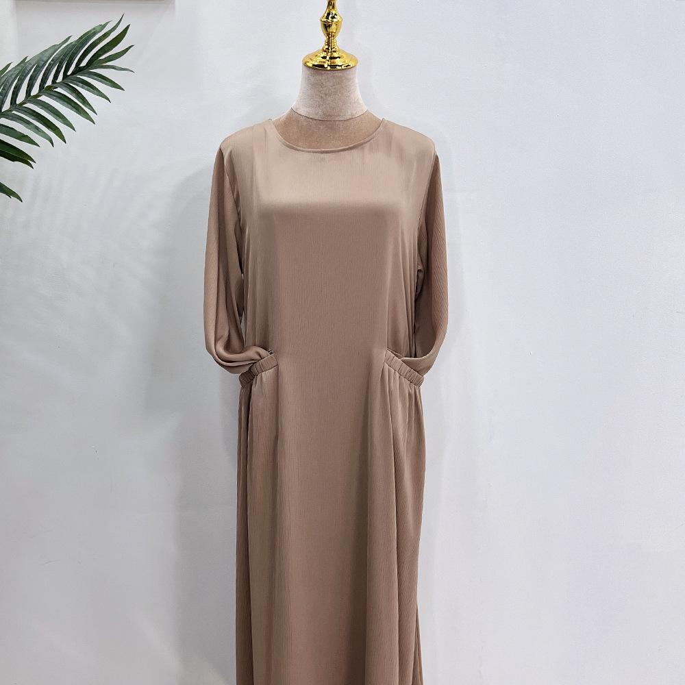 HASASERIES HS0709 Solid Large Robe Dress