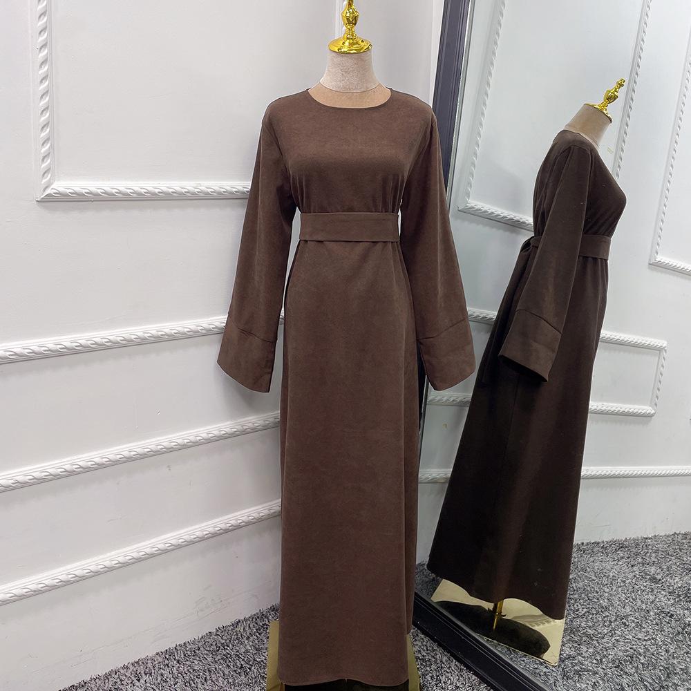 Robe tunique de couleur unie HASASERIES HS1011