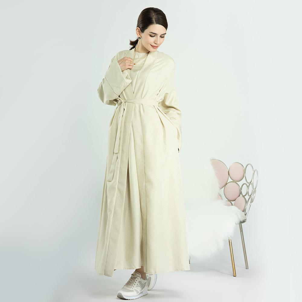 HASASERIES HS0710 2pcs Set Cardigan+Inner Dress