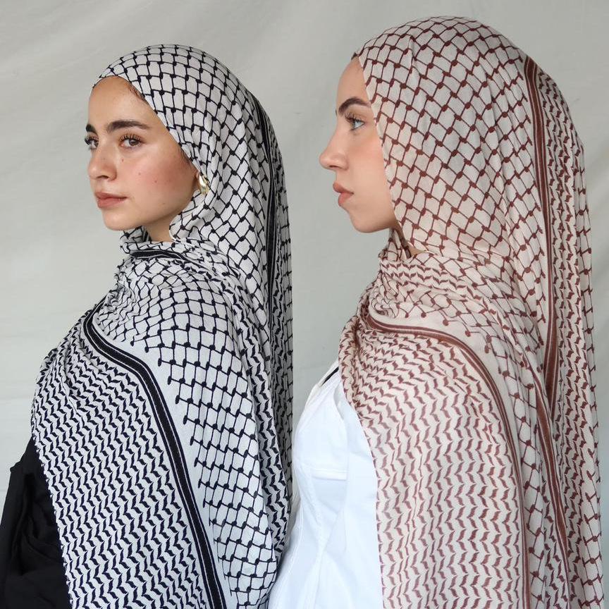 HASASERIES HS1180 Printed Chiffon Hijab