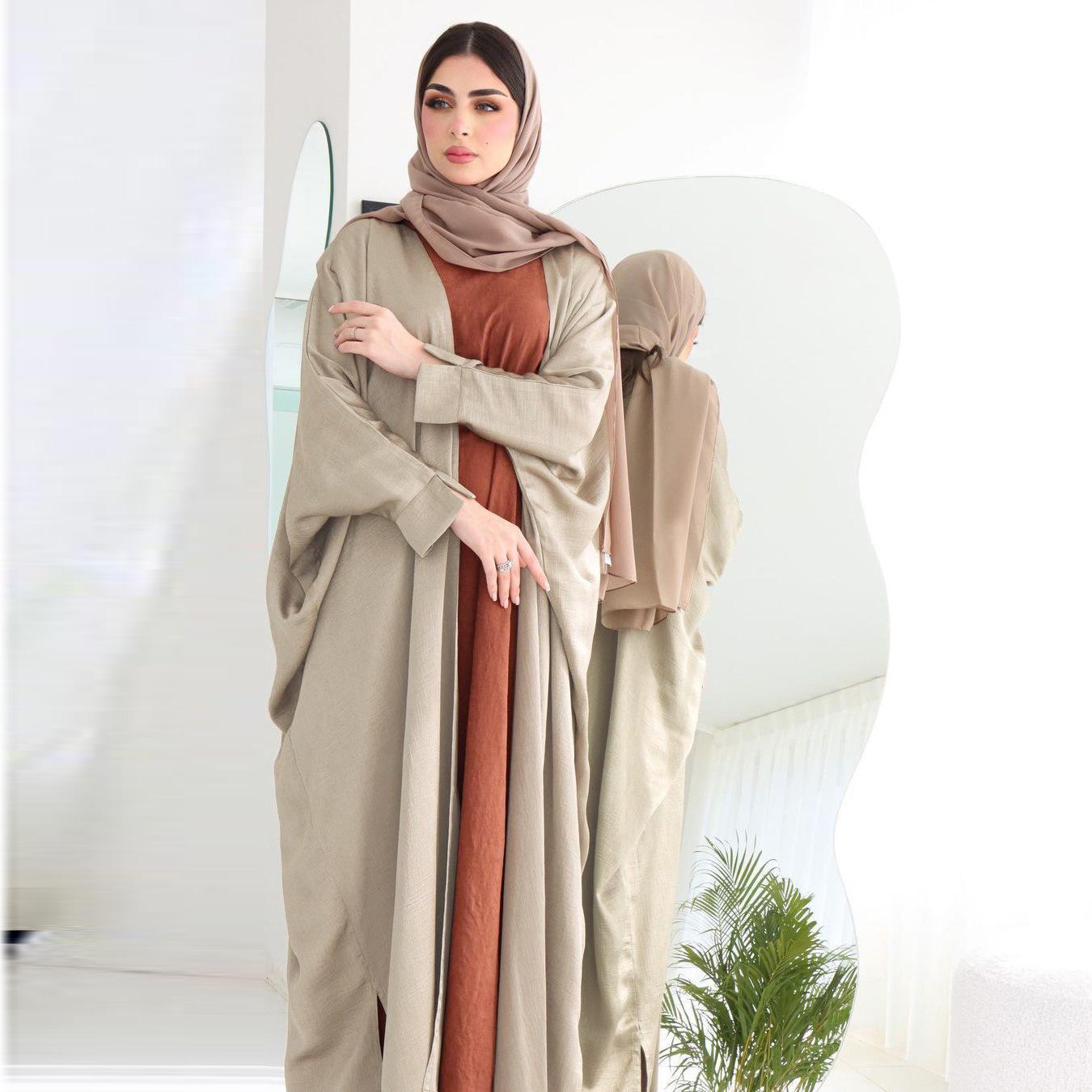 HASASERIES HS1023 Cardigan Abaya Robe
