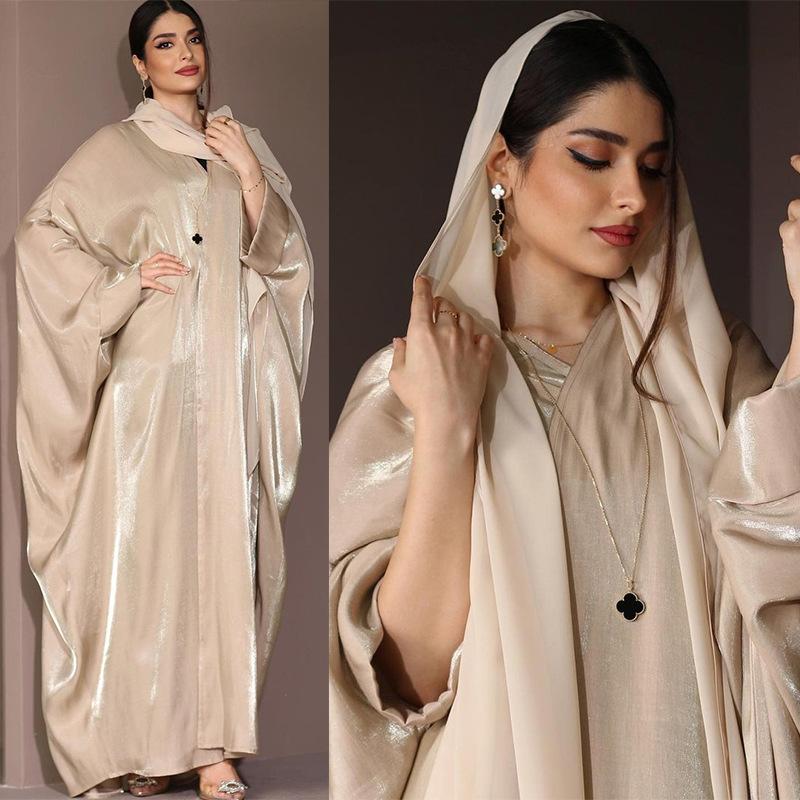 HASASERIES HS0725 Bat-sleeved Robe Women's Abaya
