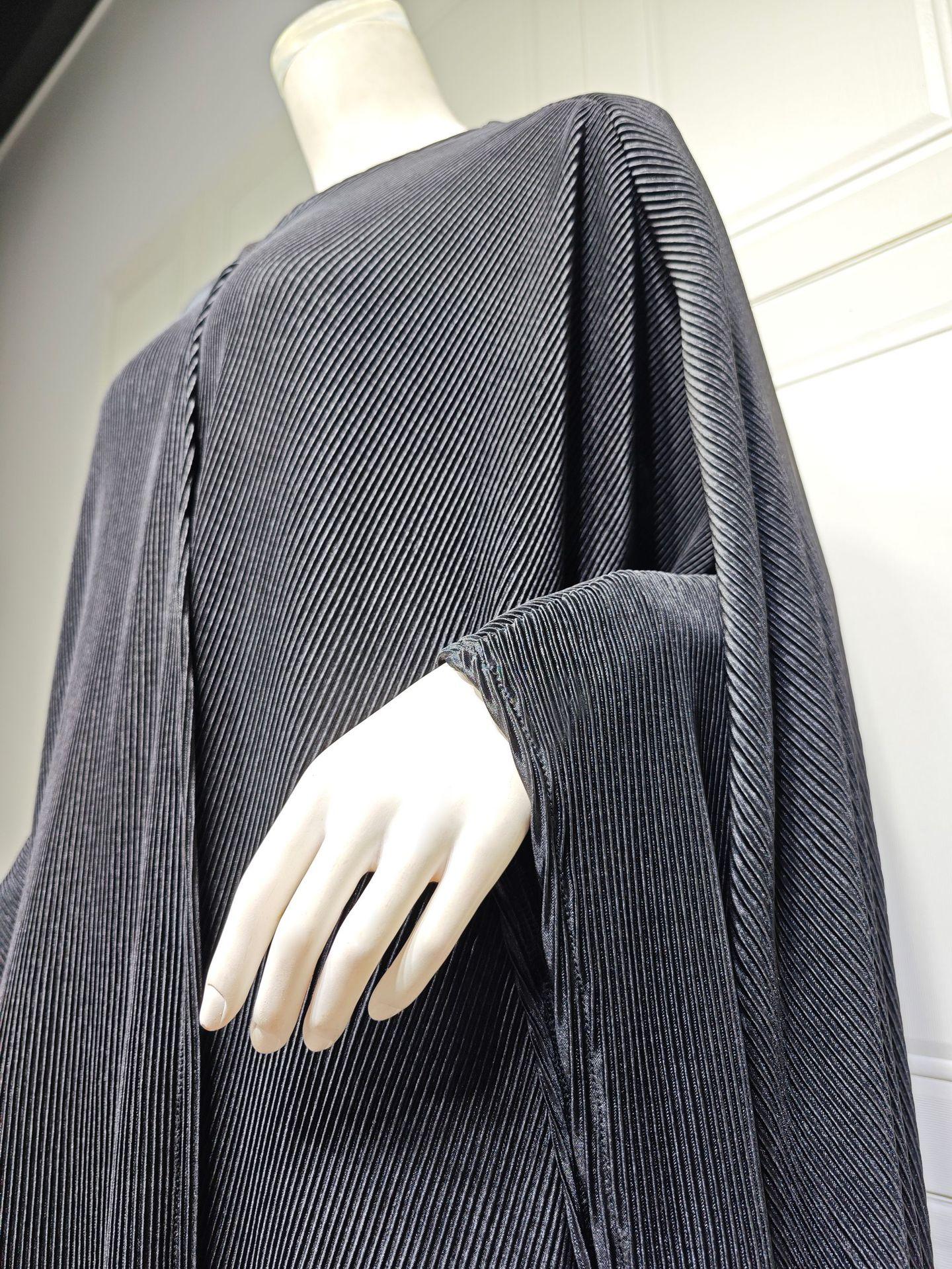 HASASERIES HS1033 Robe Abaya Vêtements d'extérieur