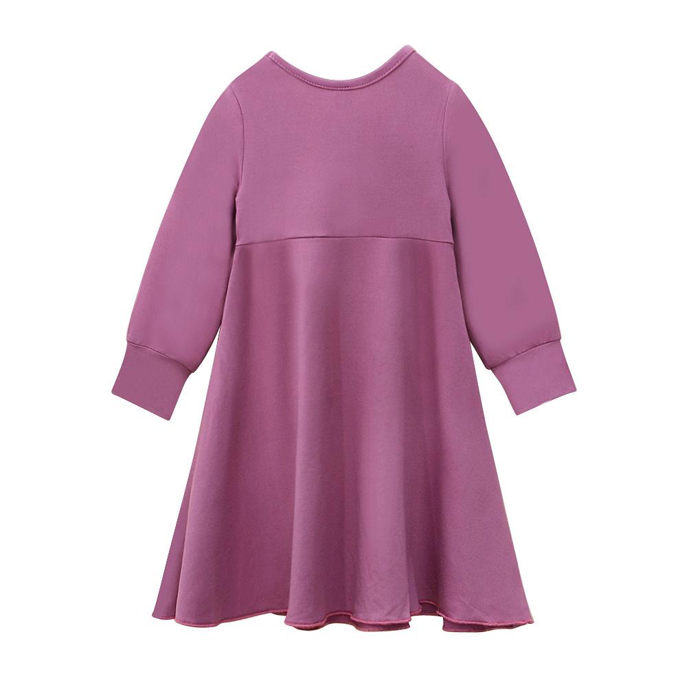 HASASERIES HS1194 Ensemble 2 pièces, Abaya pour enfant avec khimar à deux couches