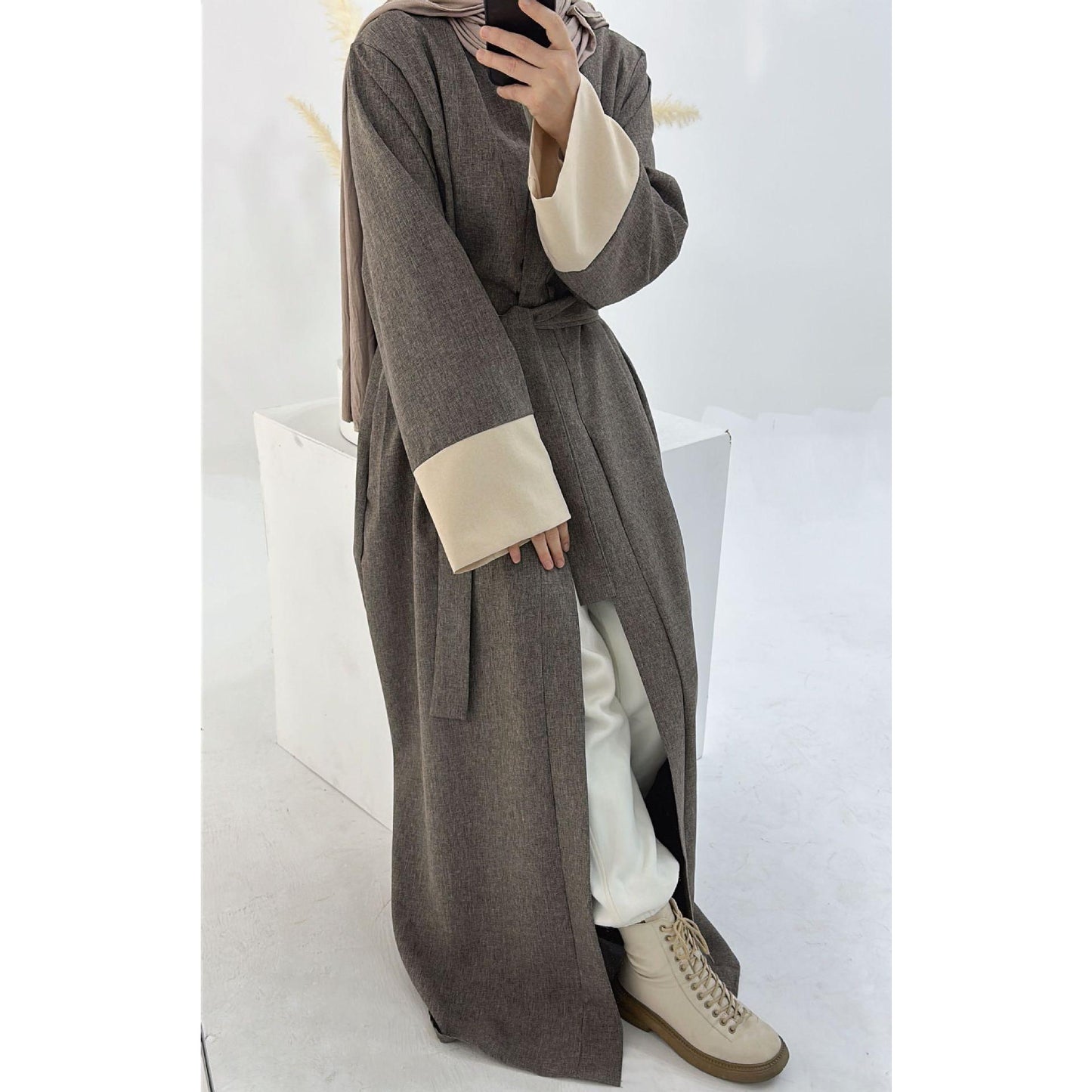 HASASERIES HS1041 Elegant Cardigan Robe