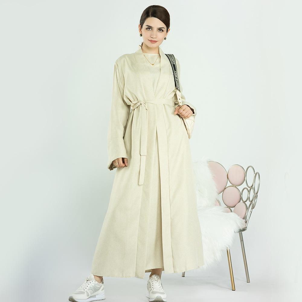HASASERIES HS0710 2pcs Set Cardigan+Inner Dress