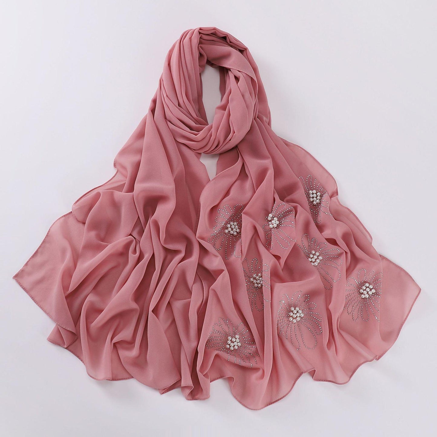 HASASERIES HS1121 New Chiffon Long Scarf Hijab