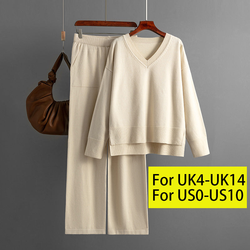 HS0497 autumn and winter Fashion suit women's 2 PCS SET loose-fitting