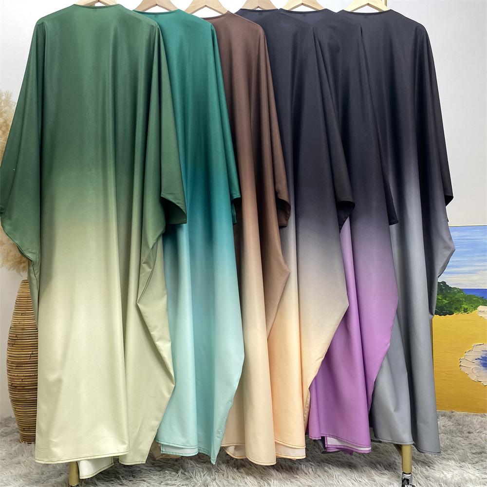 HASASERIES HS0928 Loose Gradient Cardigan Abaya