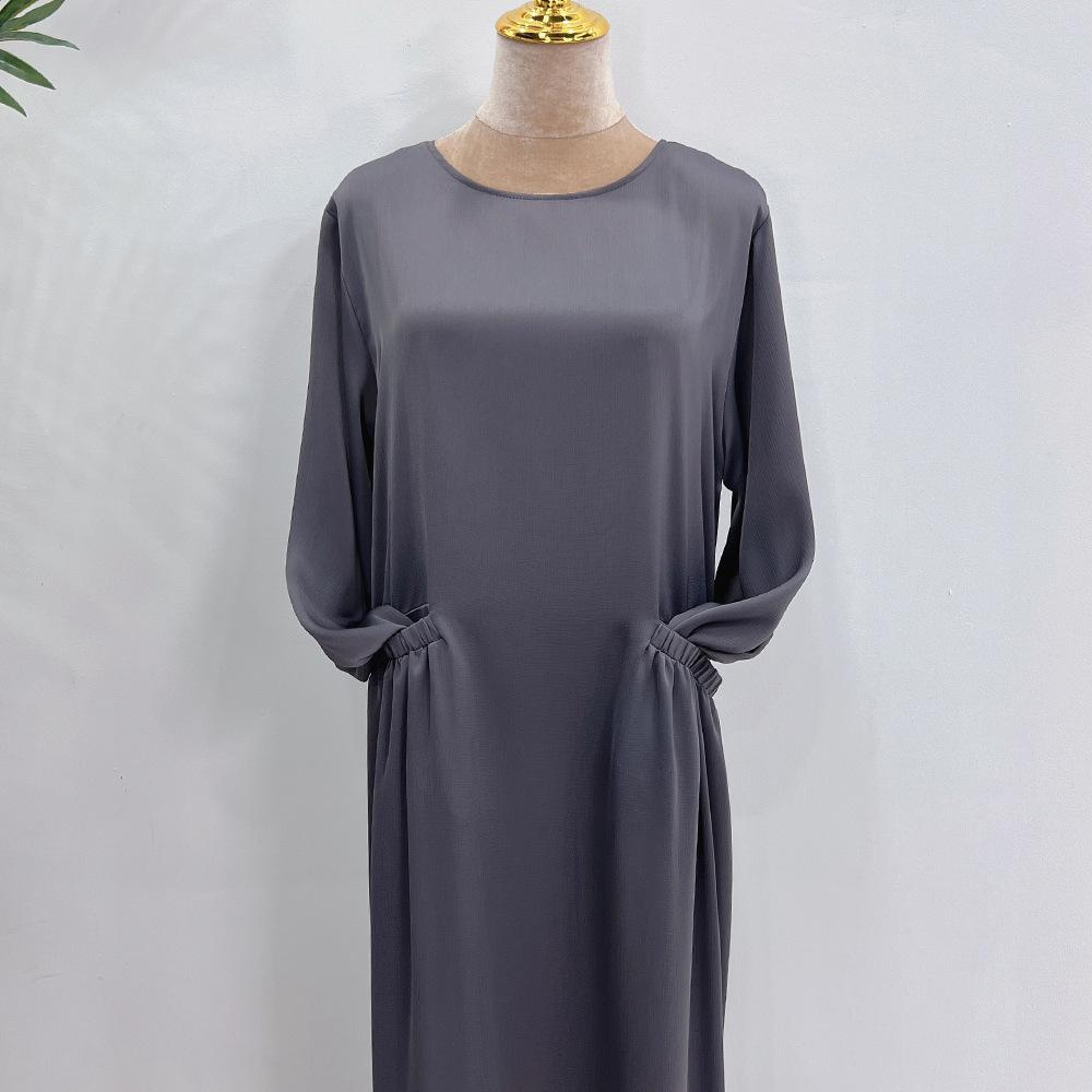 HASASERIES HS0709 Solid Large Robe Dress