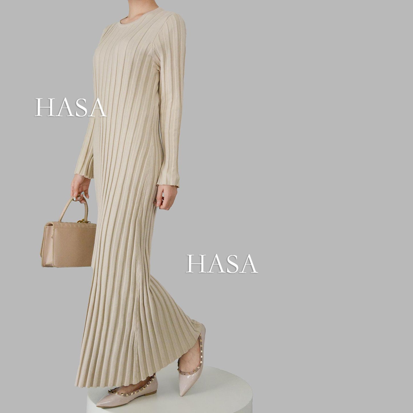 HS0112 Knitted fabric knitted dress autumn and winter