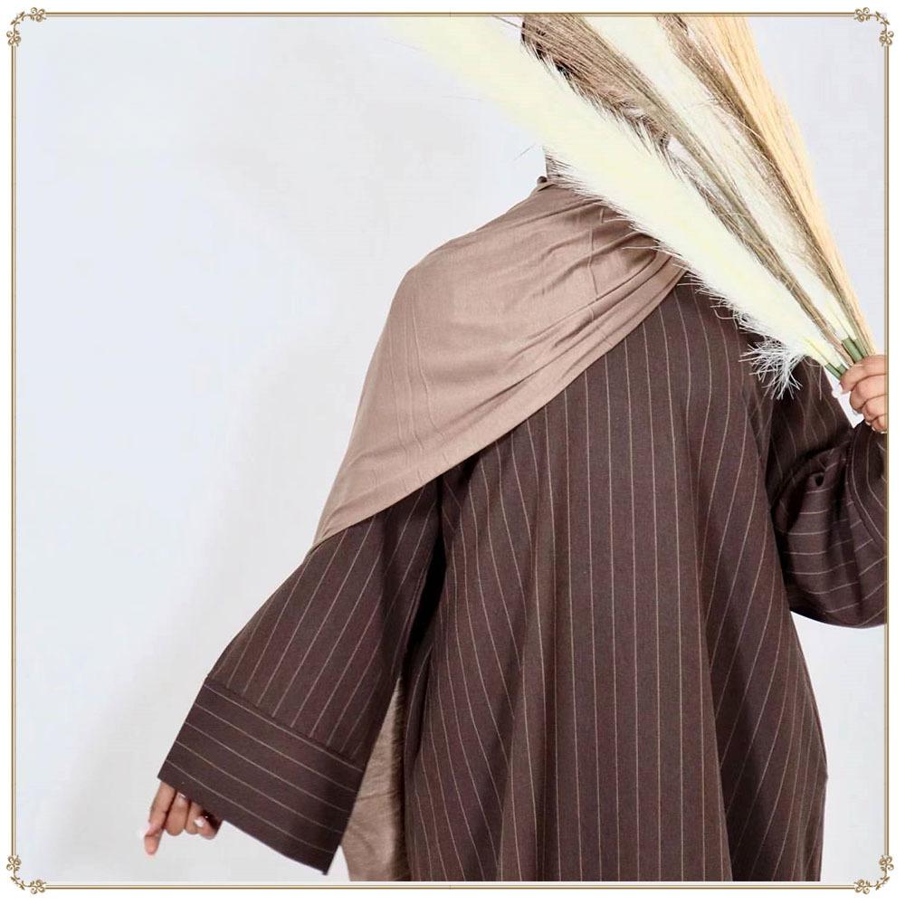 HASASERIES HS0707 Striped maxi dress