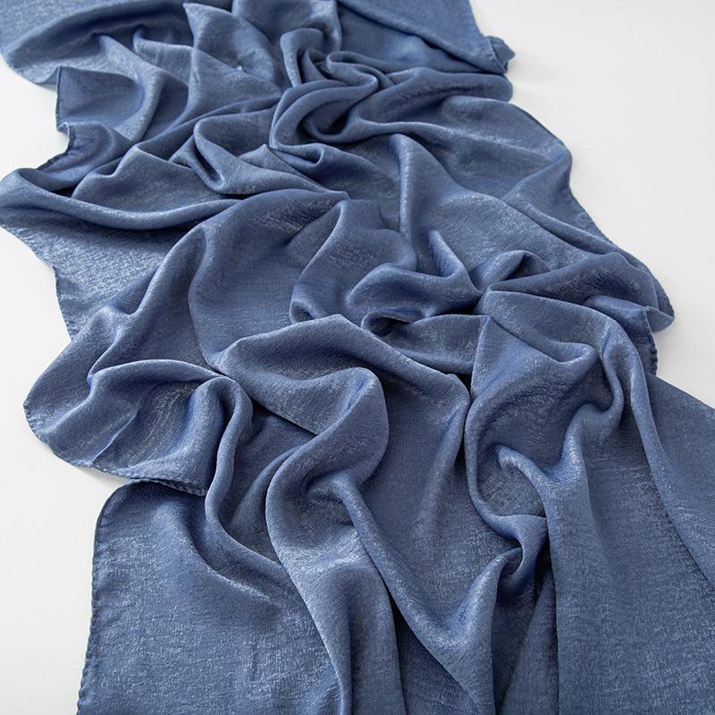 HASASERIES HS1069 Solid Color Scarf Baotou Scarf