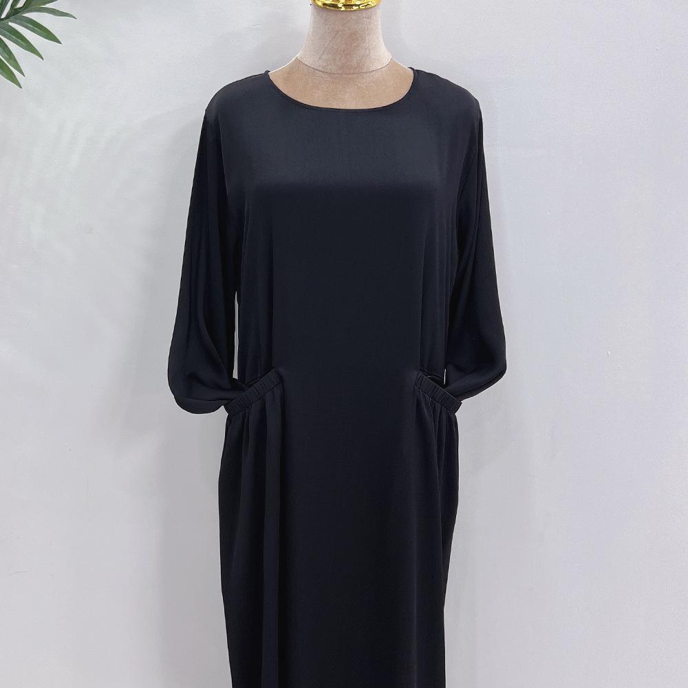 HASASERIES HS0709 Solid Large Robe Dress