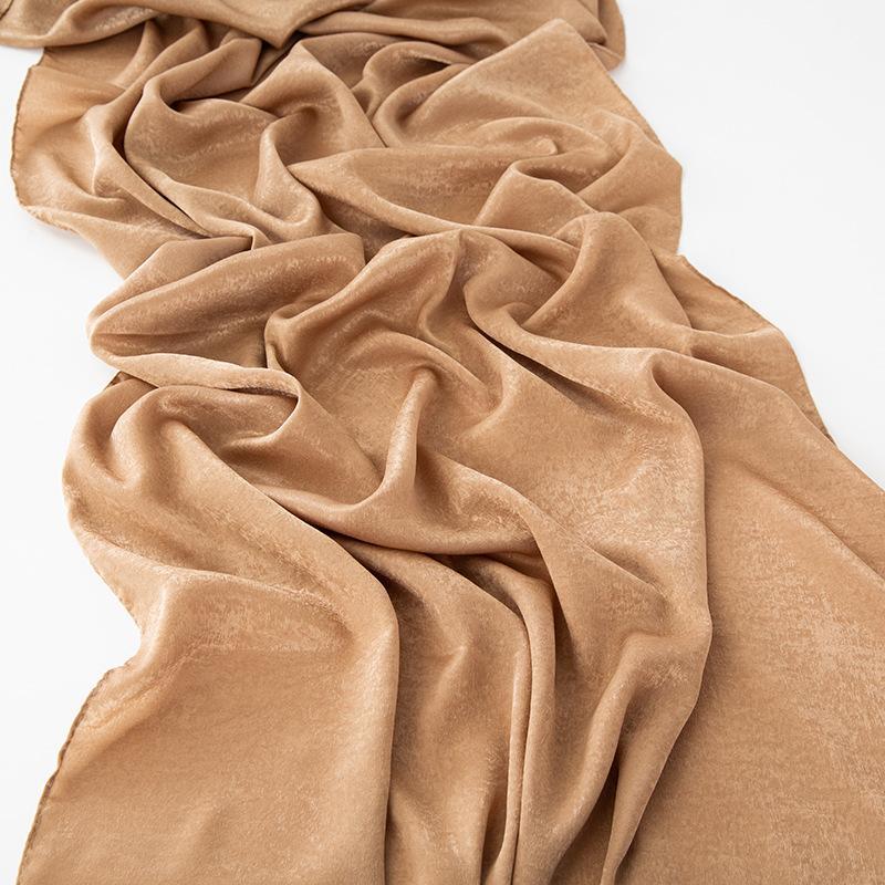 HASASERIES HS1069 Solid Color Scarf Baotou Scarf