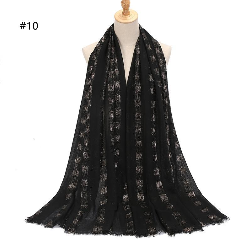 HASASERIES HS1142 Soft Solid Color Ladies Headscarf