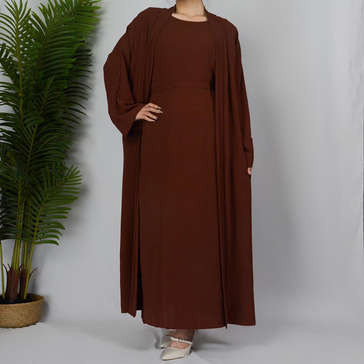 HASASERIES HS0926 Ensemble de 2 peignoirs doux avec robes doublées