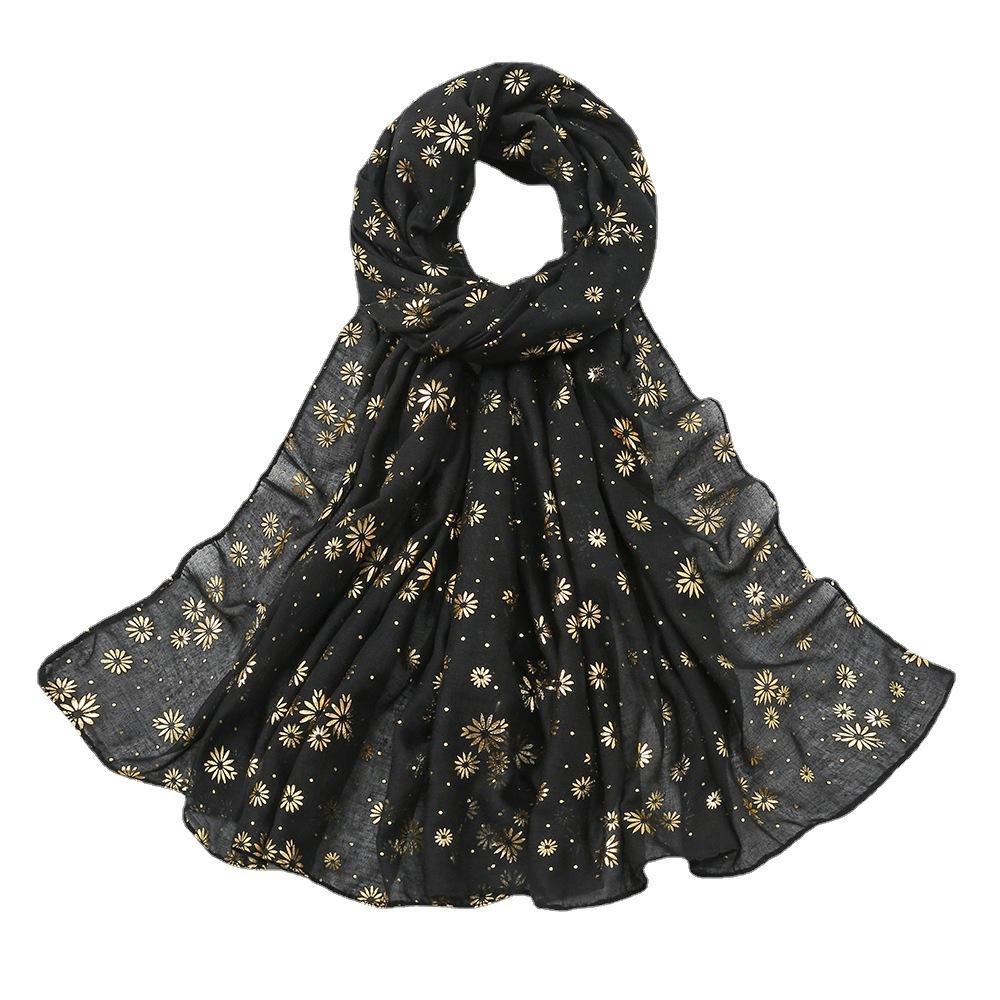 HASASERIES HS1123 Printed Sunscreen Headscarf