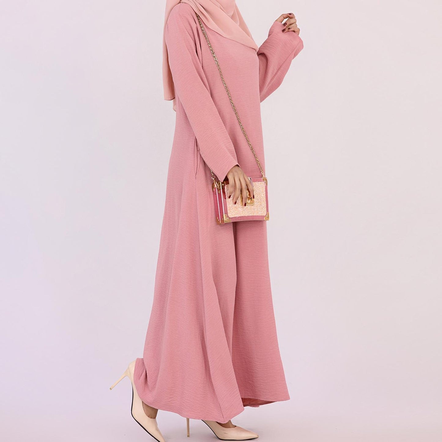 HASASERIES HS0936 Multi Color Large Women's Dress