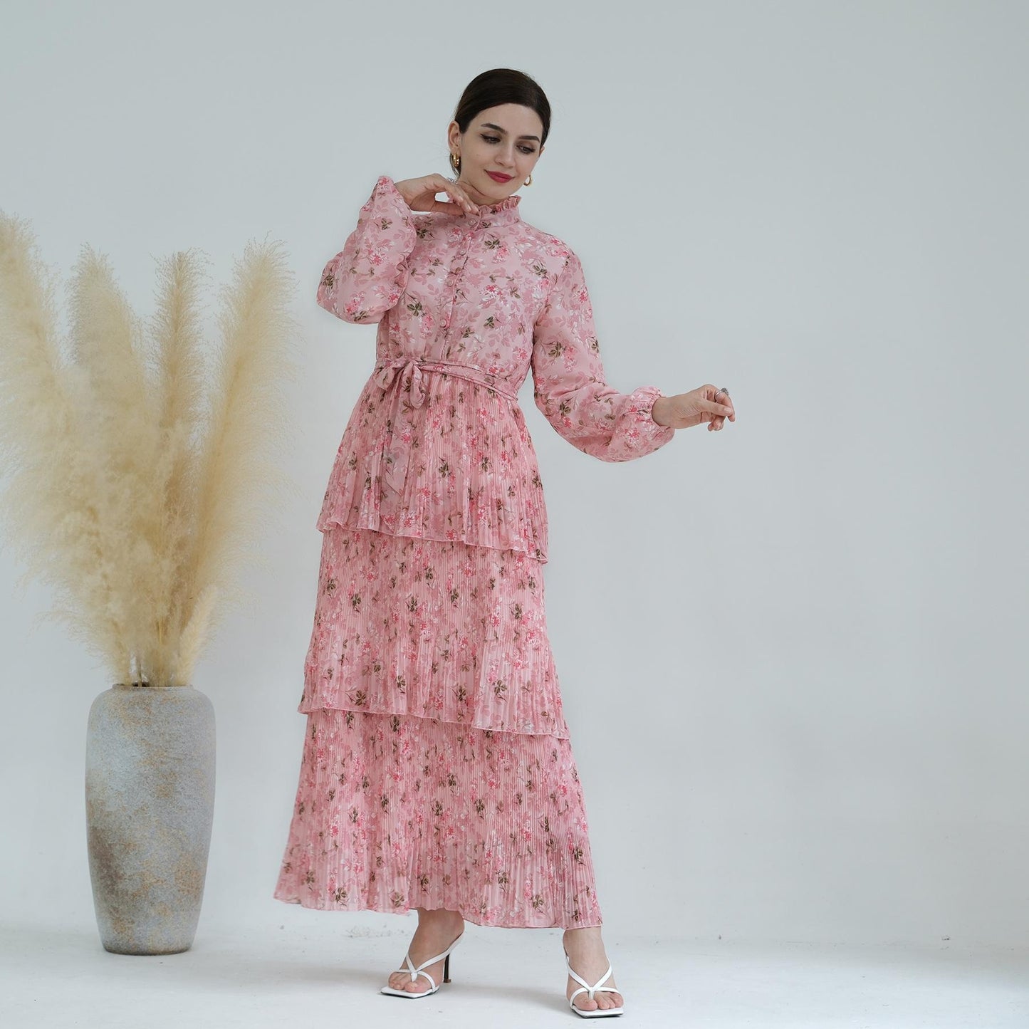 Robe imprimée Pure Beauty HS1007 de HASASERIES