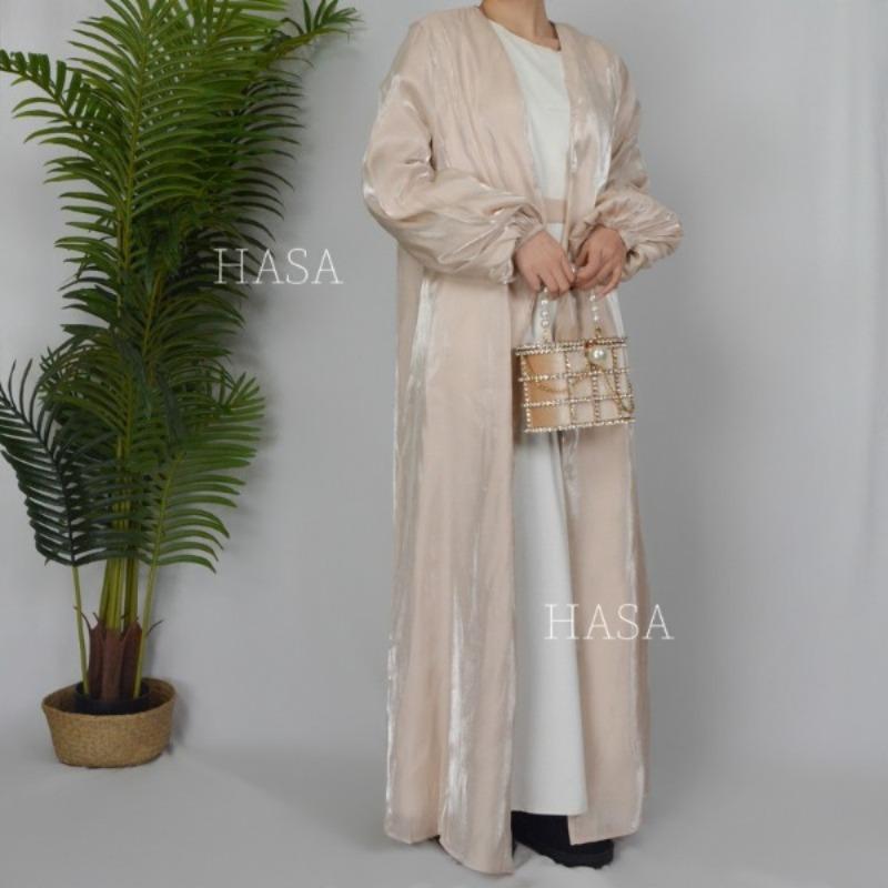 HASASERIES HS1099 Cardigan (UK 4-UK14,Abaya Size 52-54)