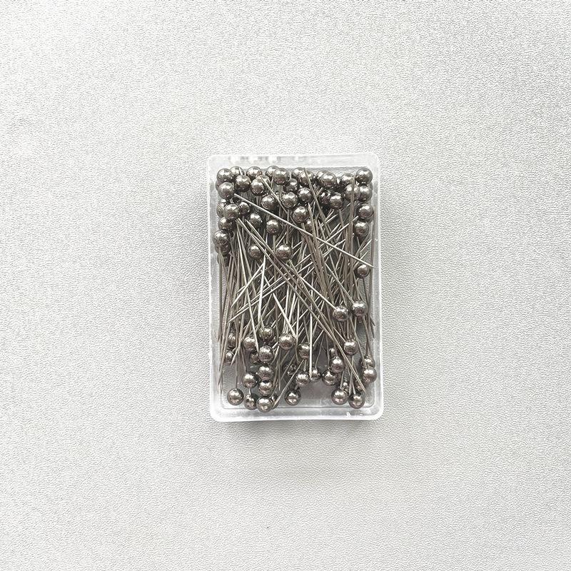 HASASERIES HS1066 100pcs/box Stainless Steel Pearl Breast Needle Scarf Button