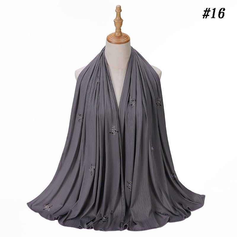 HASASERIES HS1133 Nouveau foulard rayé pour perçage à chaud