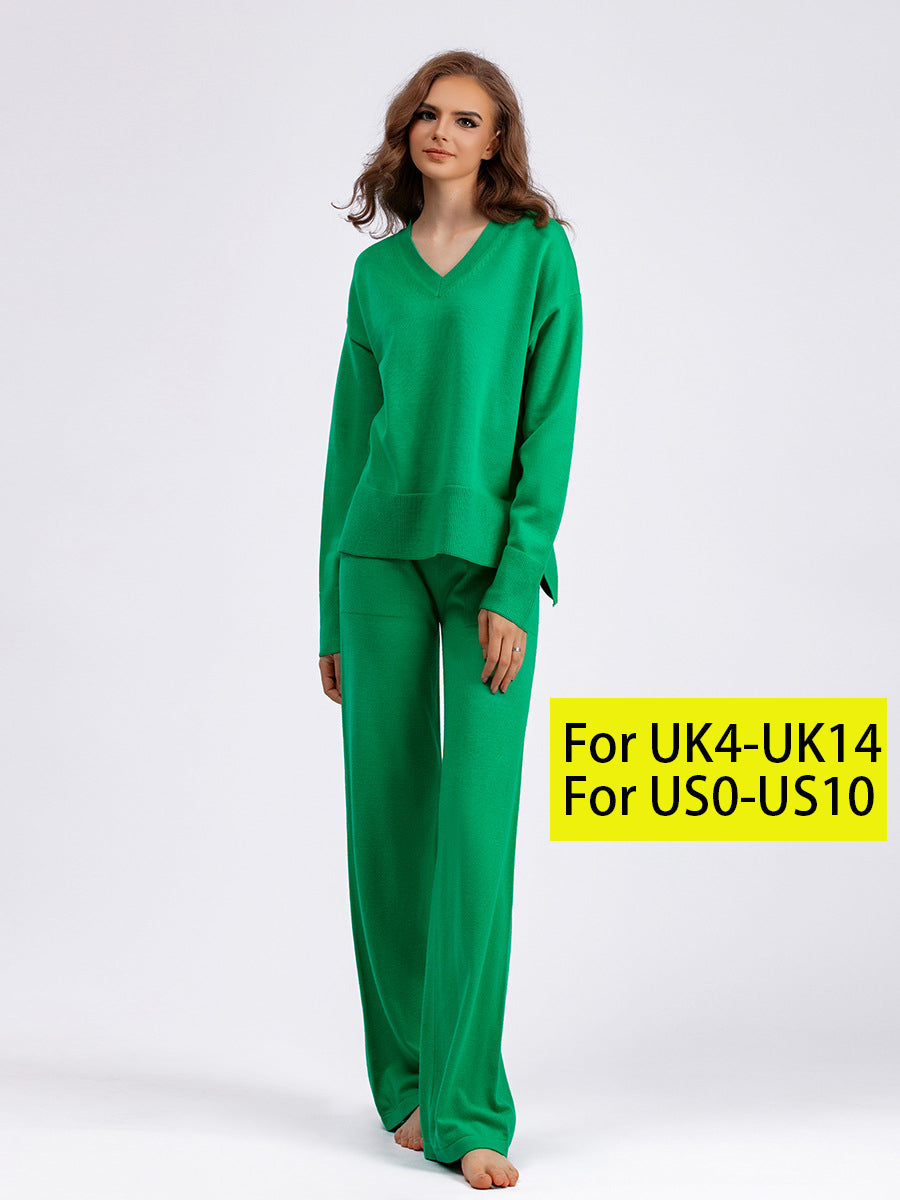 HS0497 autumn and winter Fashion suit women's 2 PCS SET loose-fitting
