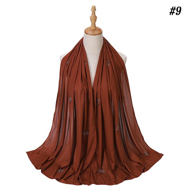 HASASERIES HS1133 Nouveau foulard rayé pour perçage à chaud