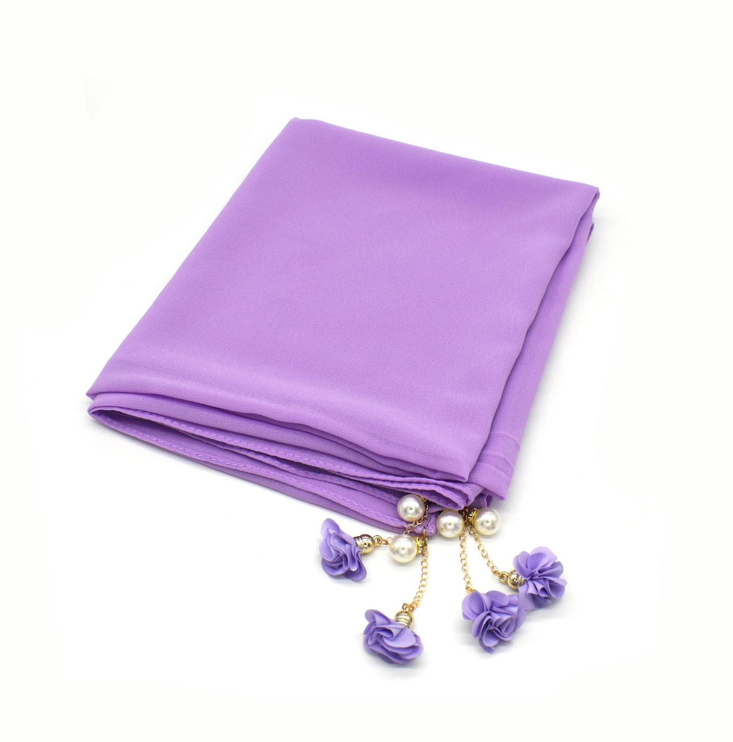 HASASERIES HS1055 Pearl Flower Hijab