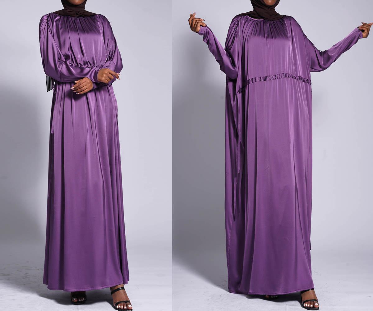 Robe Raglan de couleur unie HASASERIES HS0435