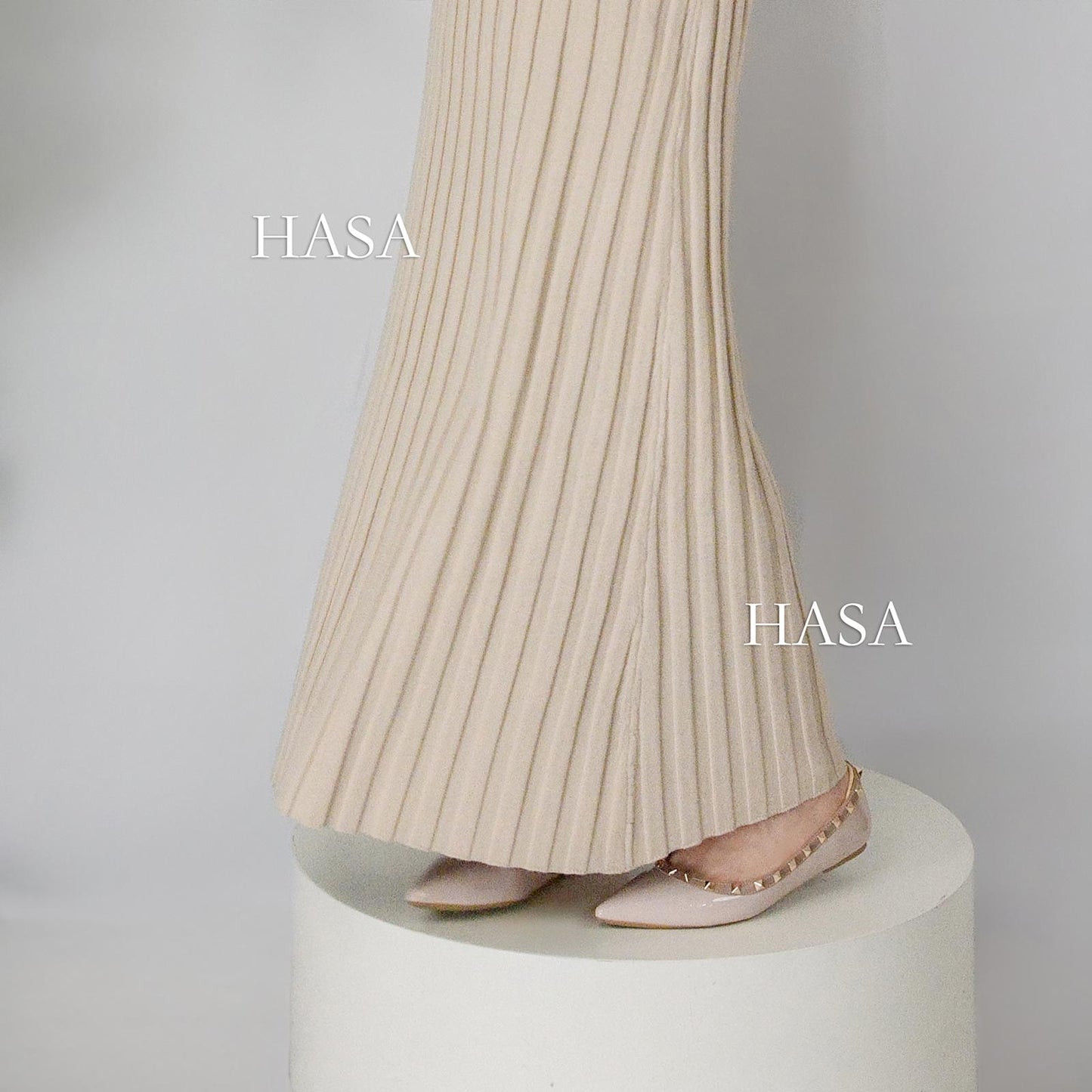 HS0112 Knitted long dress warm for autumn and winter