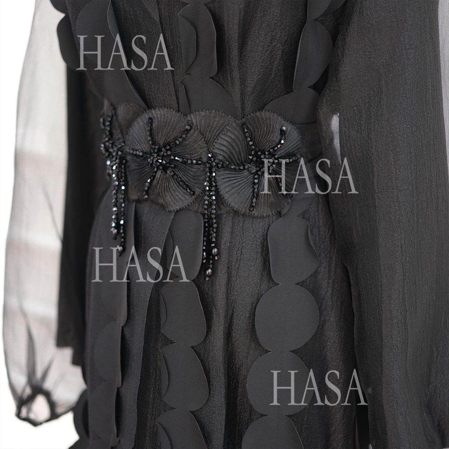 HASA HS6805 Premium Modest Abaya Set with Chic Details