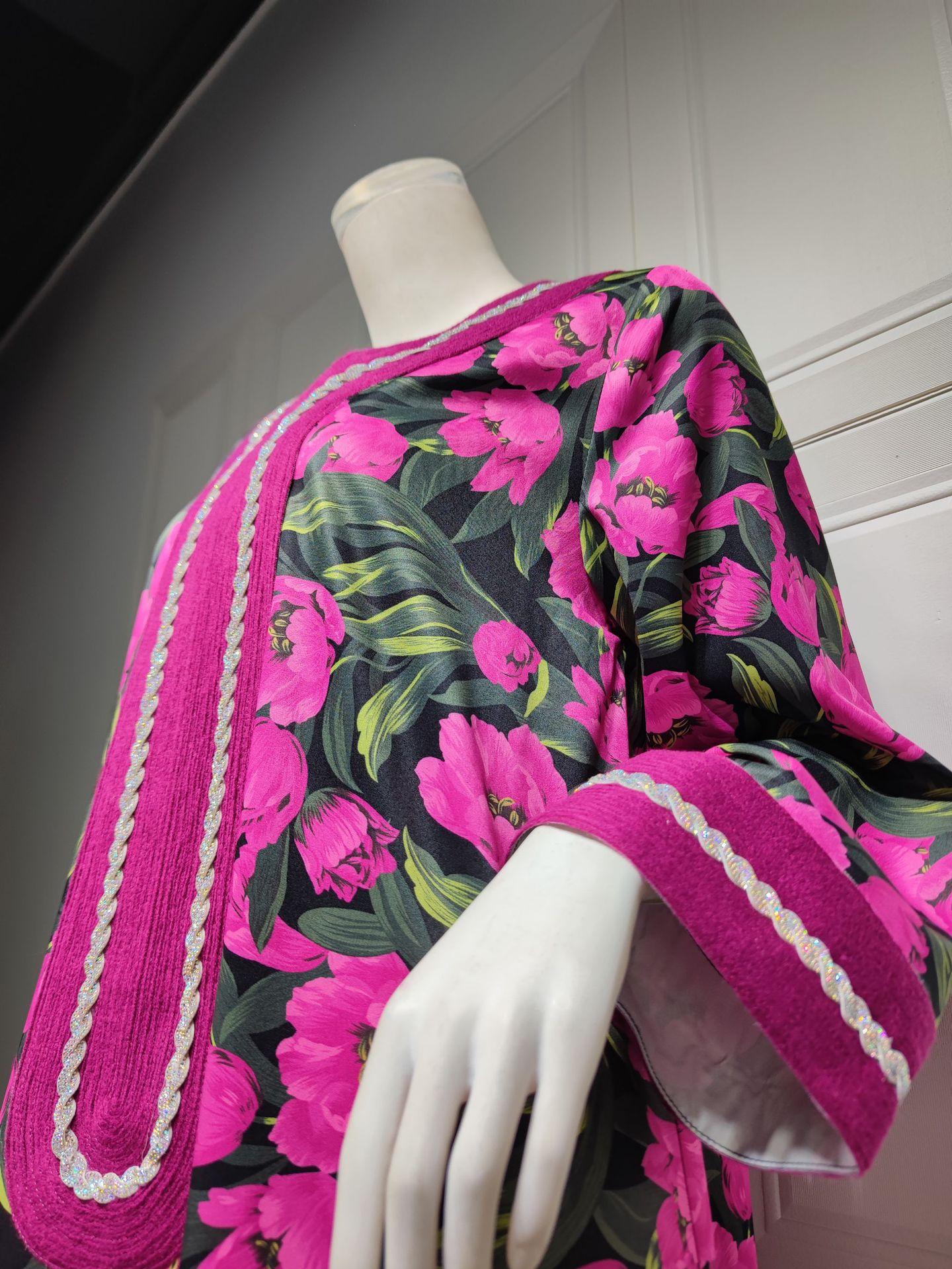 HASASERIES HS1072 Fashion New Product Hot Diamond Printed Dress