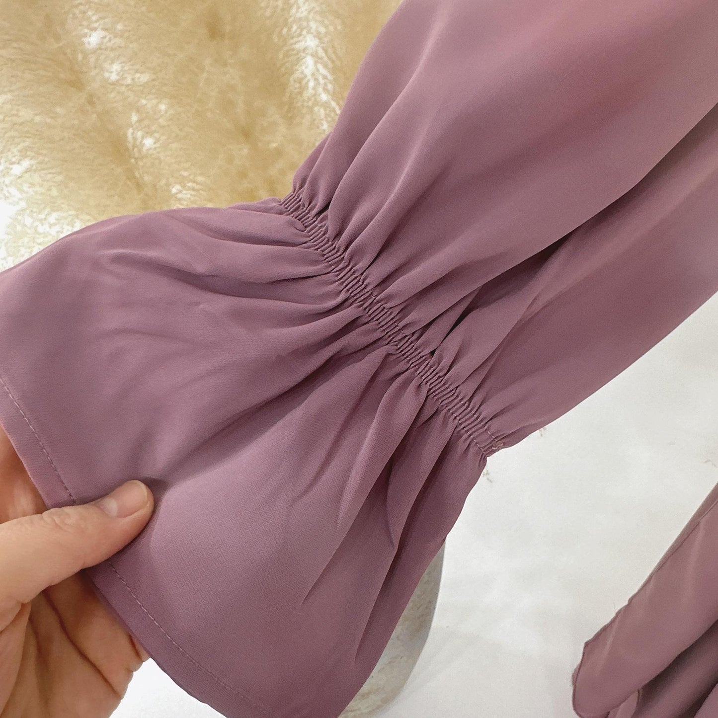HASASERIES HS1173 Solid Color Hooded Abaya with Side Pocket