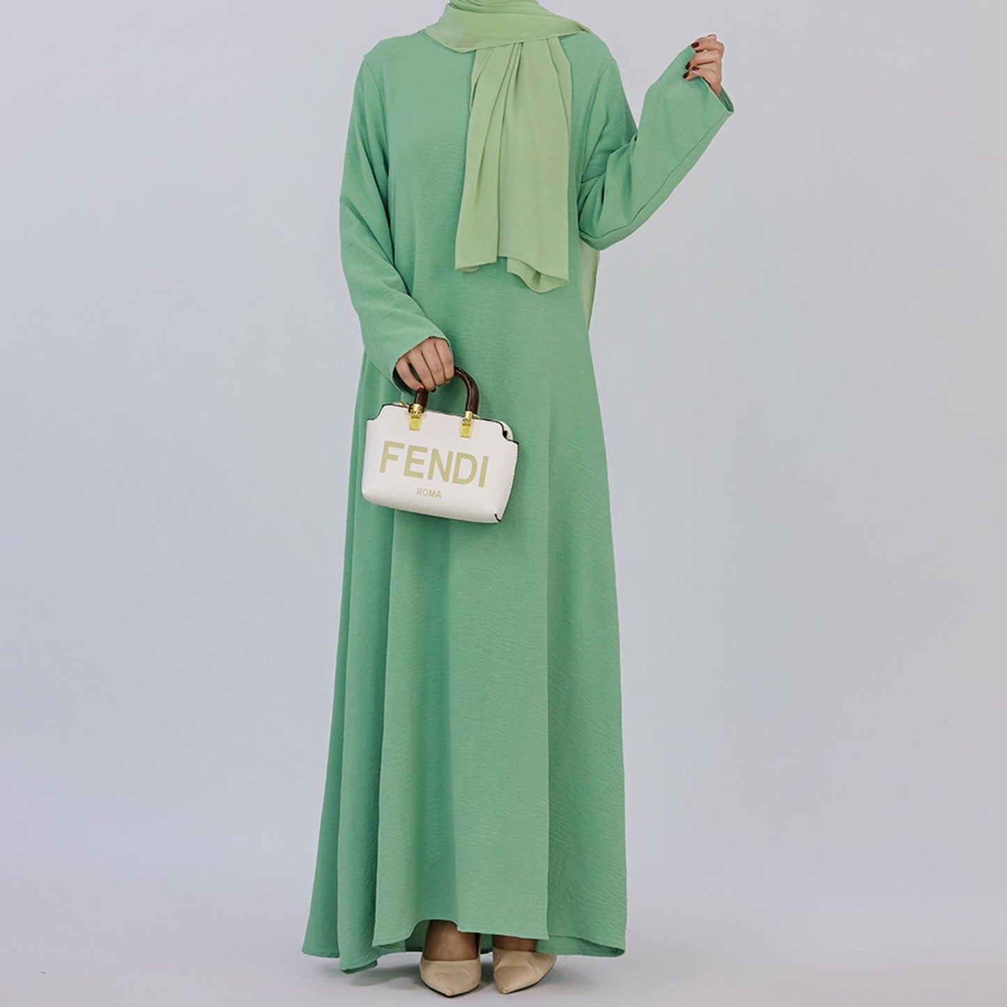 HASASERIES HS0936 Multi Color Large Women's Dress