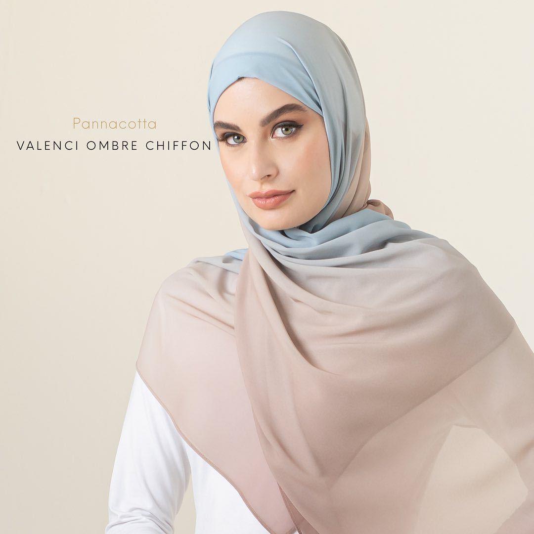 HASASERIES HS1148 New Gradient Chiffon Headscarf