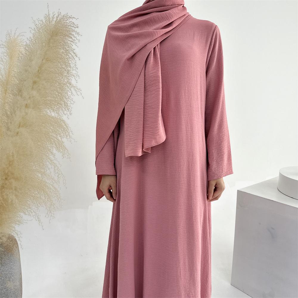 HASASERIES HS0932 3 Pcs Set Cardigan+Inner Dress+Hijab